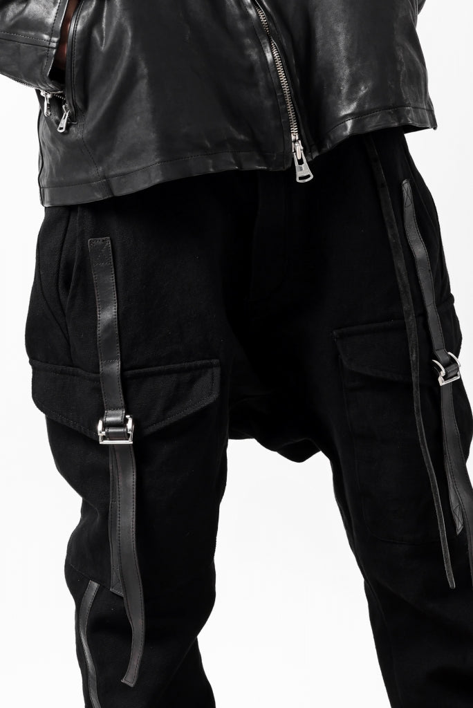 incarnation DROPCROTCH ARMY PANTS MP-1S / CANVAS + HORSE LEATHER