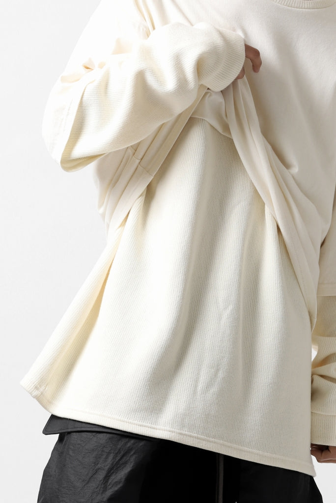 A.F ARTEFACT "Trunk-Show" LAYERED TOPS / COTTON KNIT + LIGHT JERSEY