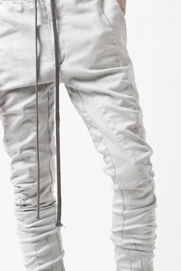 A.F ARTEFACT -thin-3D- DUST DYED DENIM ANATOMICAL PANTS