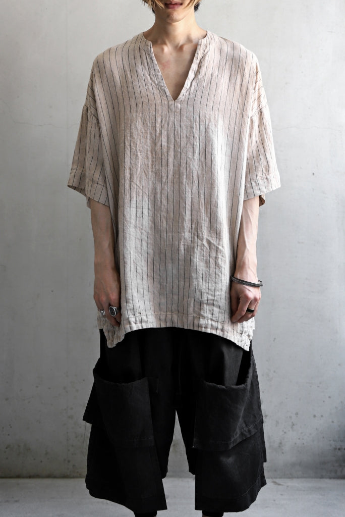 _vital exclusive minimal tunica tops / tea stain dyed linen