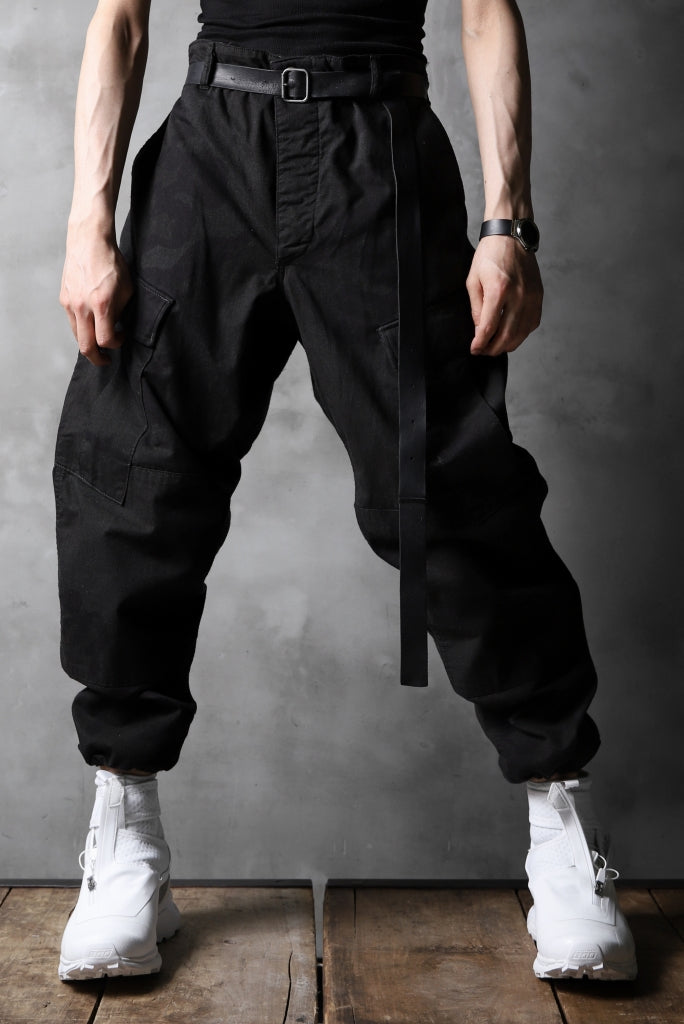 CHANGES VINTAGE REMAKE MILITARY CARGO TAPERED PANTS / WOODLAND CAMO_B
