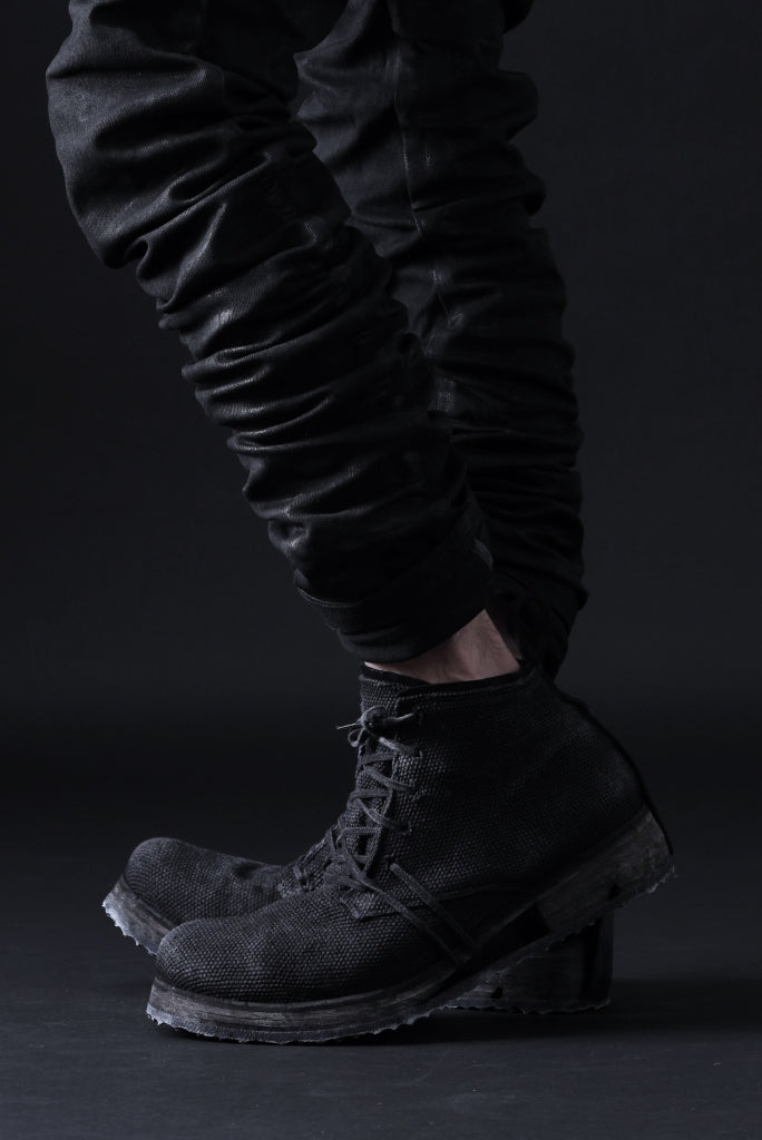 BORIS BIDJAN SABERI TIGHT FIT PANTS / VINYL COATED & NICKEL PRESSED & BODY MOLDED "P13.TF-F1504K