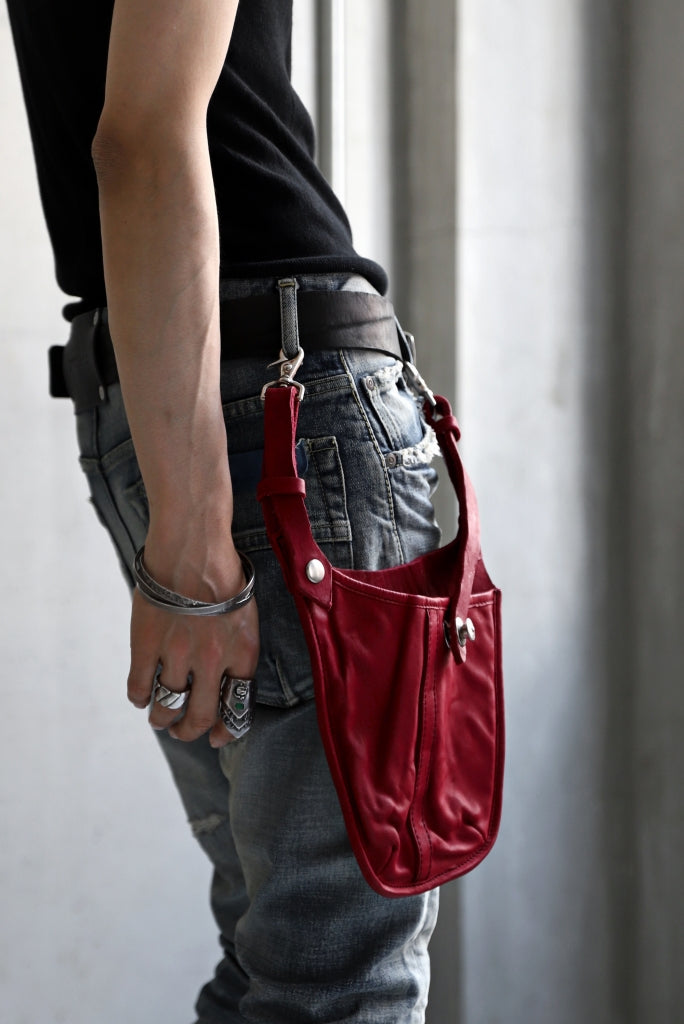 ISAMU KATAYAMA BACKLASH WAIST HANG BAG / DOUBLE-SHOULDER OBJECT DYED