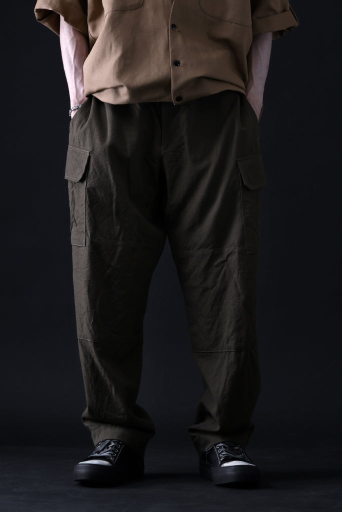 COLINA BDU PANTS / WASHABLE WOOL GABARDINE 