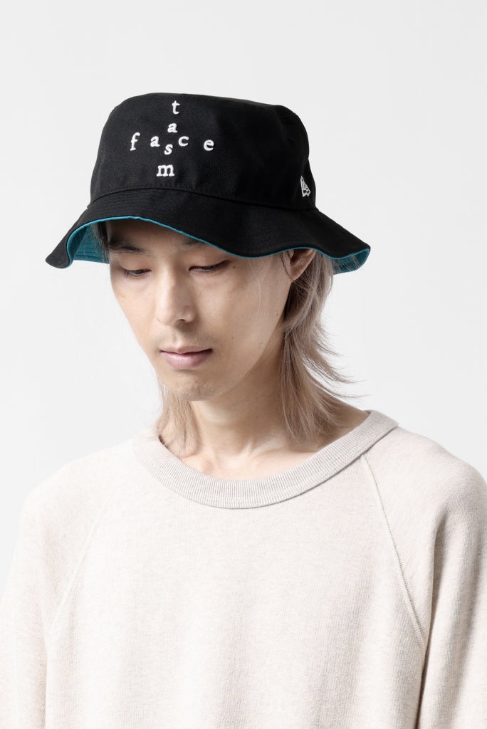 [ Hat ] FACETASM×NEW ERA BUCKET HAT Price / ￥9,350 - (in tax) Foreign Price / ≒ $68.00 or €60,95 Size / L-XL (*Mens Size) Color / Black Material / PEs,Cotton