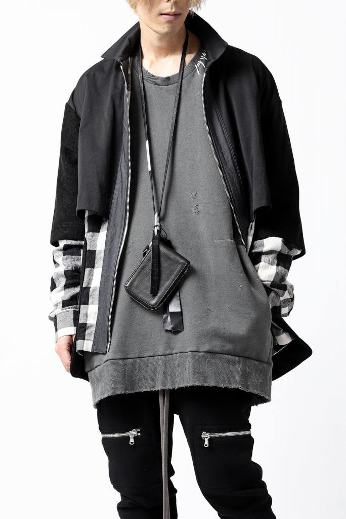 A.F ARTEFACT ”SWING" MULITI COMBINED ZIP BLOUSON