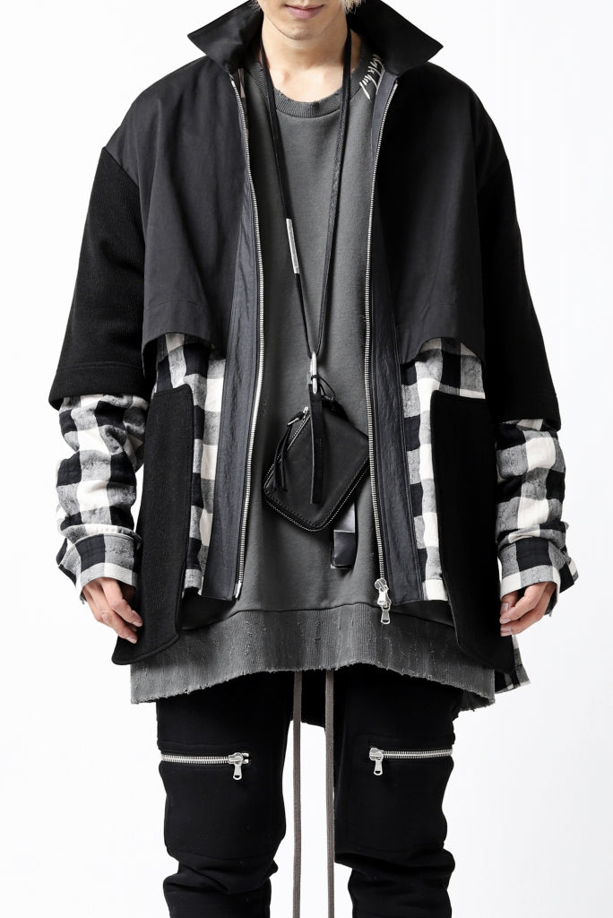 A.F ARTEFACT ”SWING" MULITI COMBINED ZIP BLOUSON