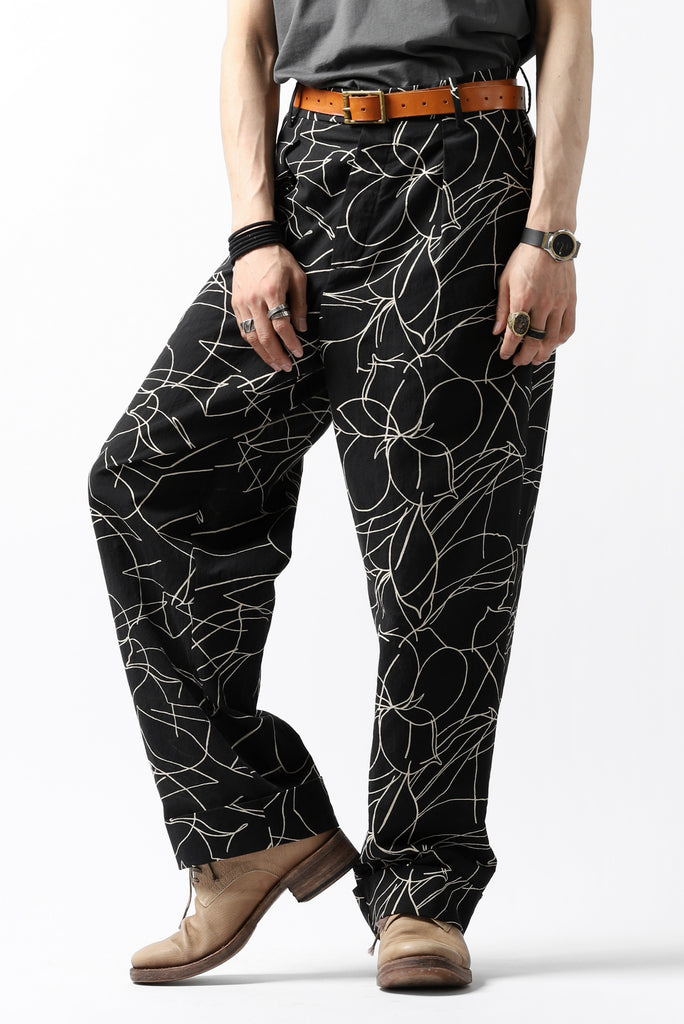 forme d'expression Narrow Tucked Wide Trousers