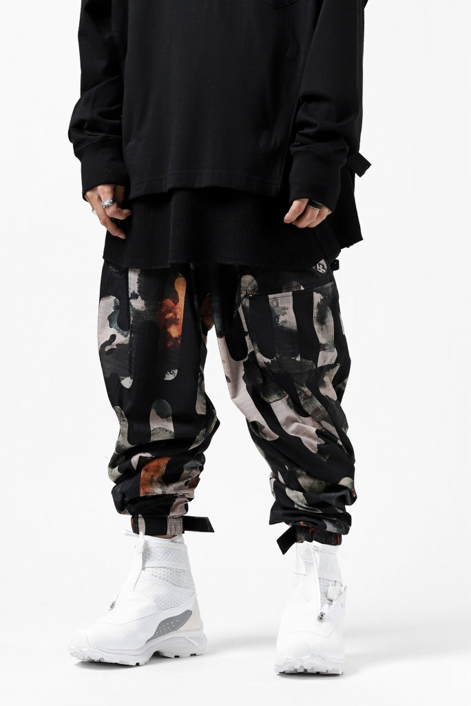 Y-3 Yohji Yamamoto CAMO ALL OVER PRINT PANTS / RIPSTOP (MULTI)