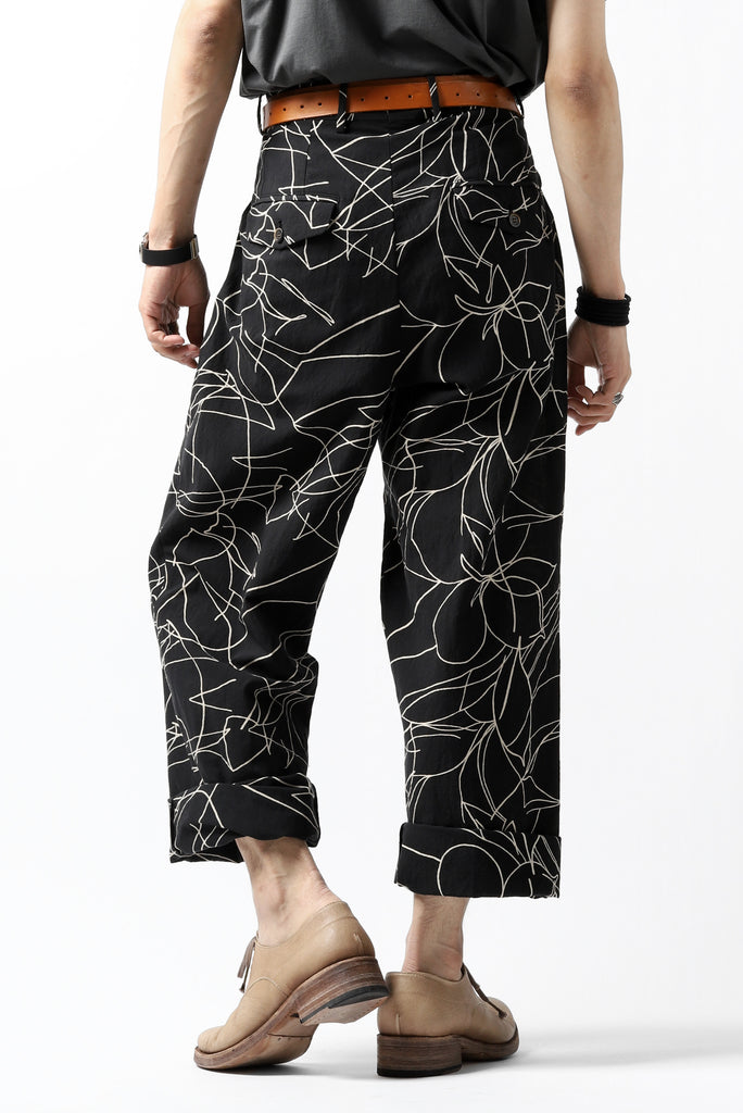 forme d'expression Narrow Tucked Wide Trousers