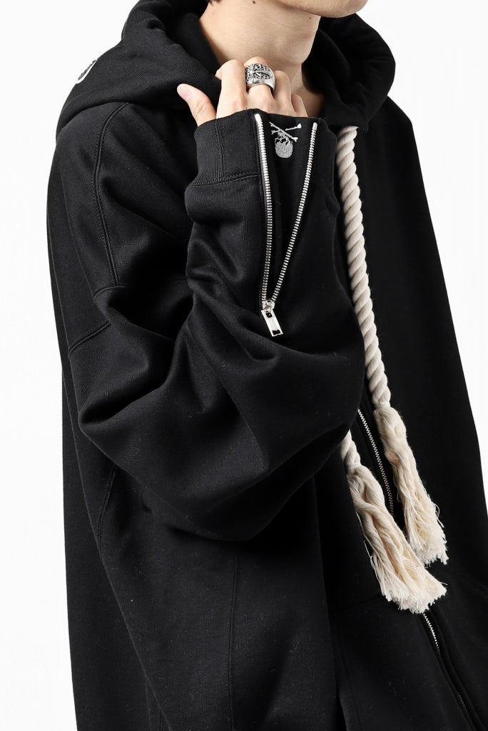 mastermind JAPAN SWEAT HOODIE ZIP JACKET / ROPE STRINGS