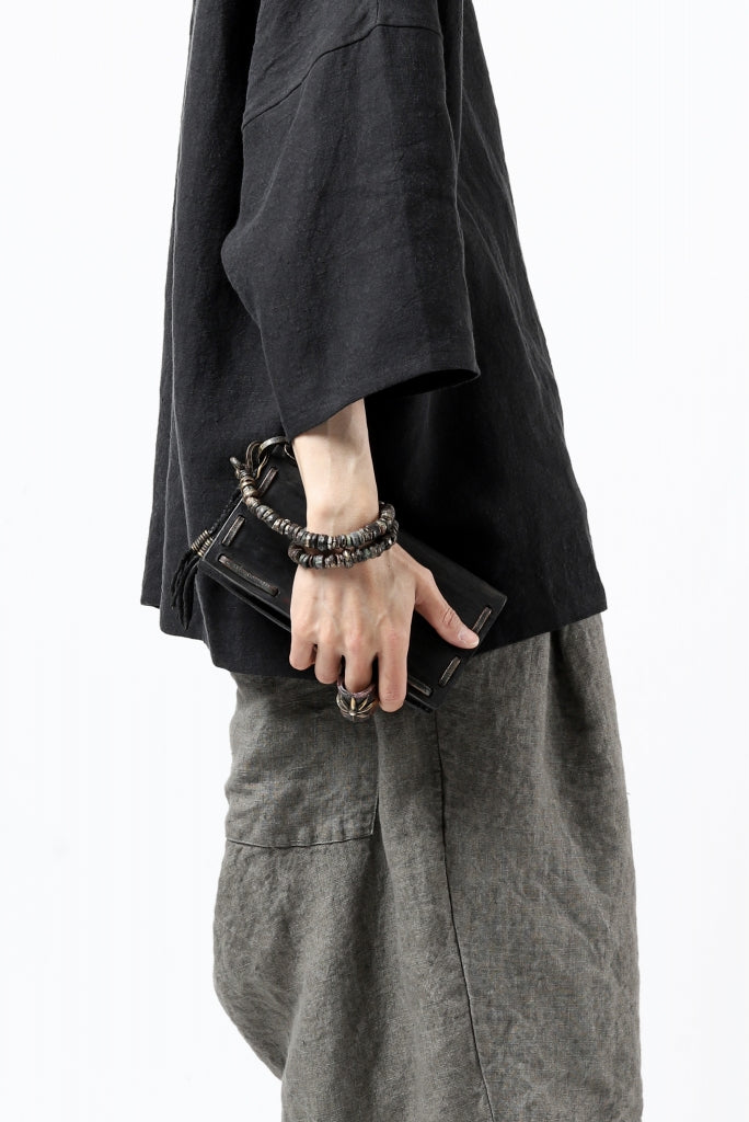 BLOW THE WILD BRASSES HANDFORGED by JUN UEZONO "WILD WALLET/BEADS CORD