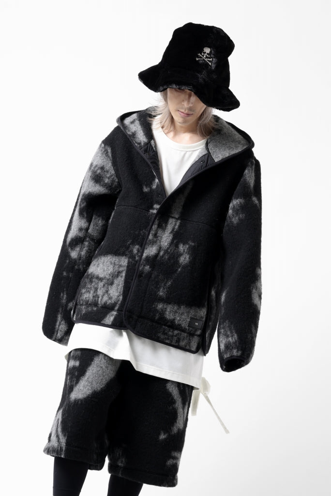 Y-3 Yohji Yamamoto FUZZY FLEECE HOODED JACKET