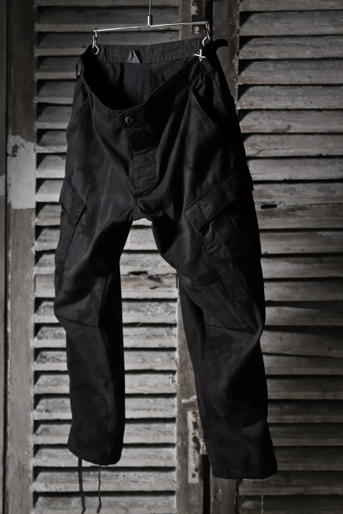 CHANGES VINTAGE REMAKE MILITARY CARGO TAPERED PANTS / WOODLAND CAMO_A