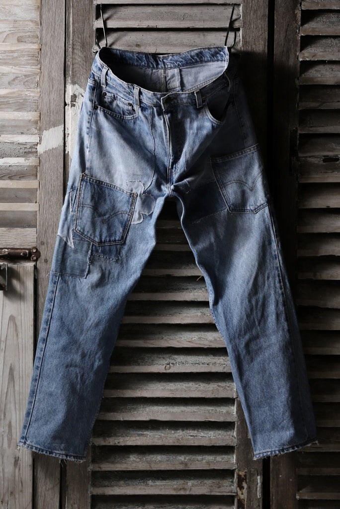 CHANGES VINTAGE REMAKE DENIM STRAIGHT PANTS / VINTAGE DENIM_A