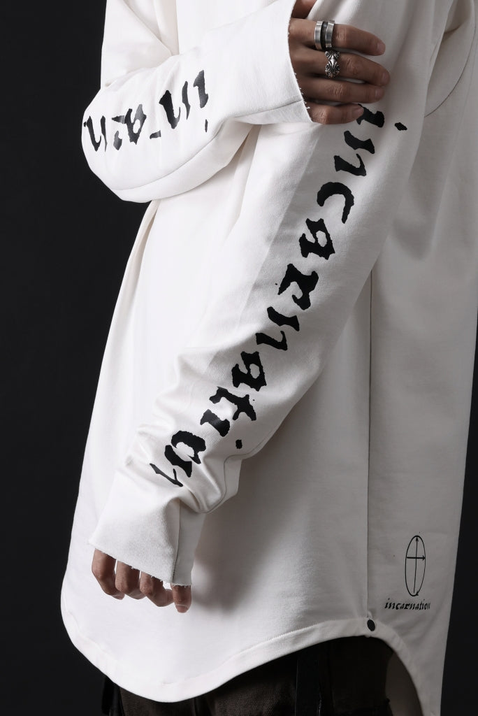 incarnation exclusive RAGLAN LONG SLEEVE TOP / PRINTED ELASTIC F.TERRY