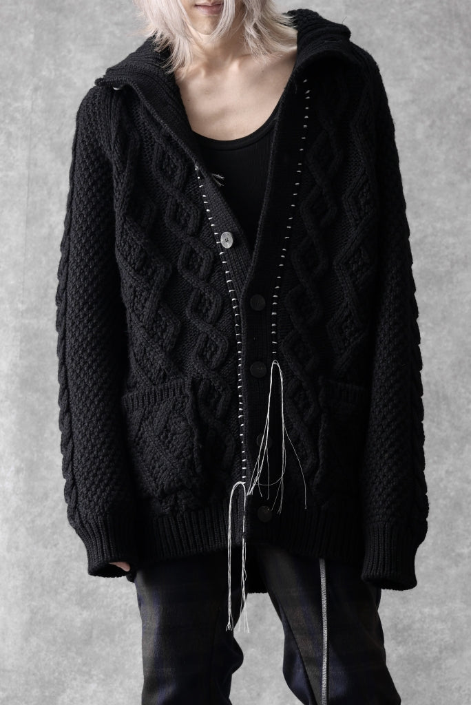 incarnation CARBRE KNIT JACKET / VIRGIN WOOL