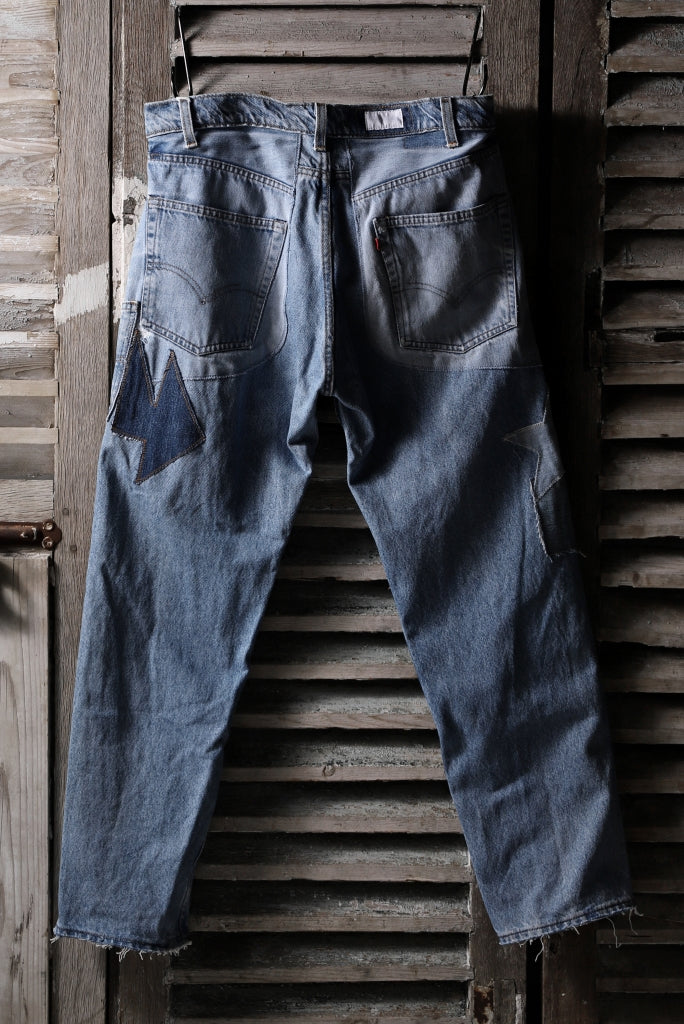 CHANGES VINTAGE REMAKE DENIM STRAIGHT PANTS / VINTAGE DENIM_A