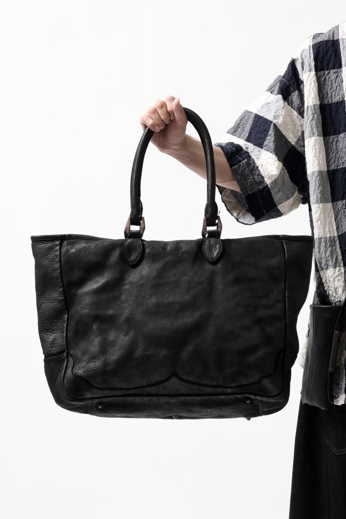 ISAMU KATAYAMA BACKLASH ZIP TOTE BAG / Rough Steer OBJECT DYED