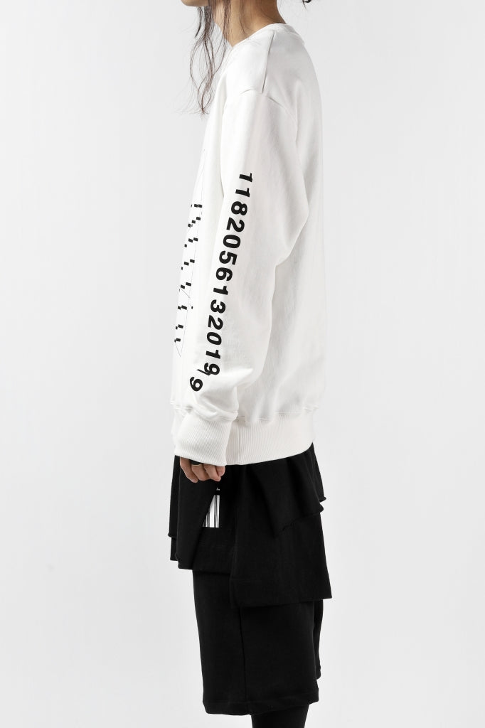 A.F ARTEFACT "GEOMETRY" SWEATER TOPS (WHITE)