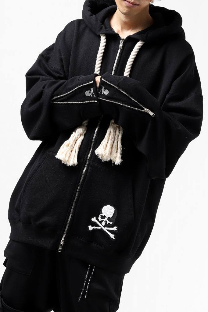 mastermind JAPAN SWEAT HOODIE ZIP JACKET / ROPE STRINGS