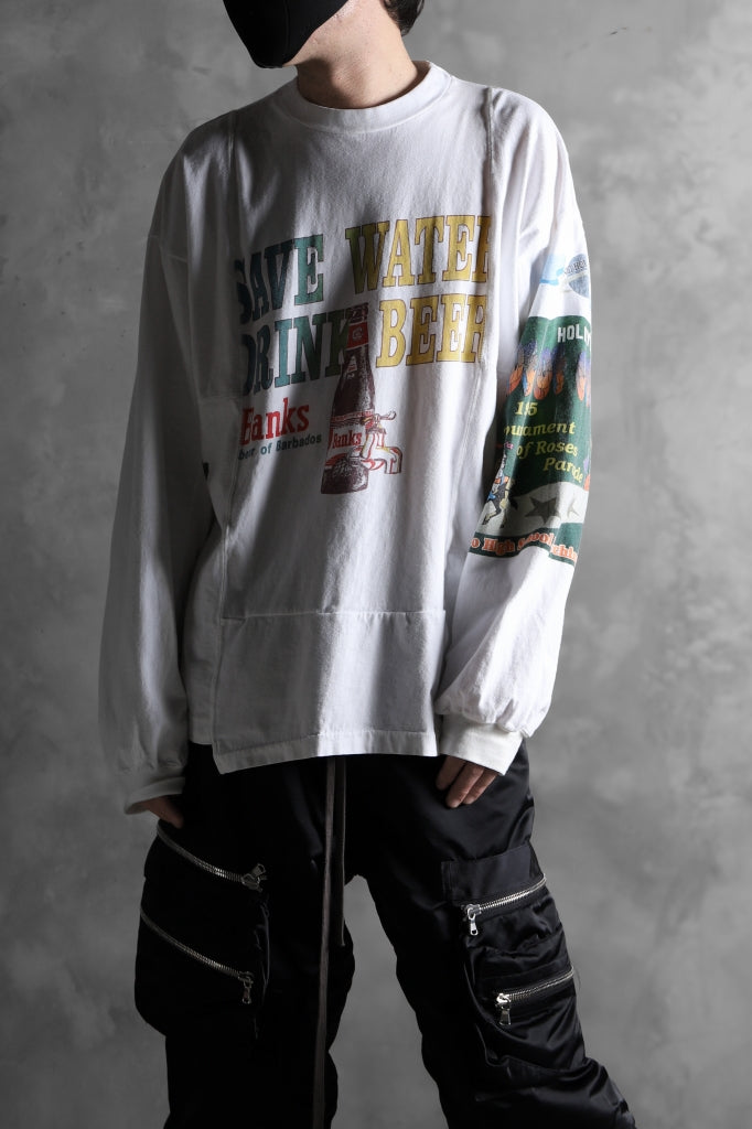 CHANGES VINTAGE REMAKE QUARTET PANEL LONG SLEEVE TEE