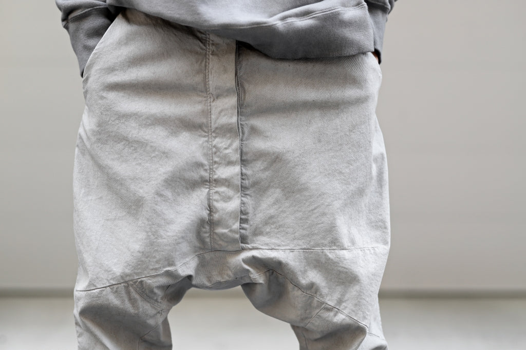  RUNDHOLZ DIP DROPCROTCH TAPERED PANTS / DYED COTTON TWILL