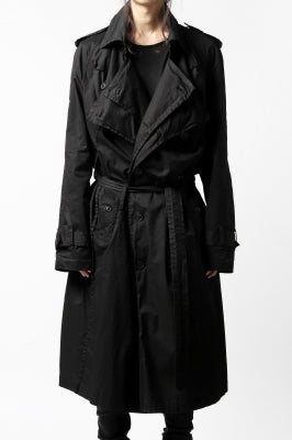 RUNDHOLZ DIP MILITARY TRENCH COAT