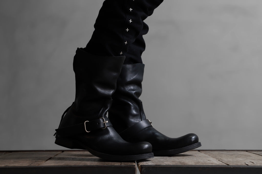 m.a+ goodyear tall buckle back zipper boots / S1C3Z/CU1,5