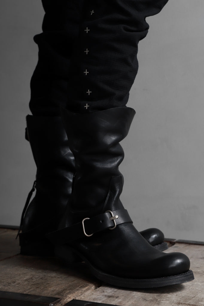 m.a+ goodyear tall buckle back zipper boots / S1C3Z/CU1,5