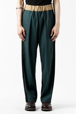 CULLNI TUCK STRAIGHT EASY TROUSERS / SOFT TWILL