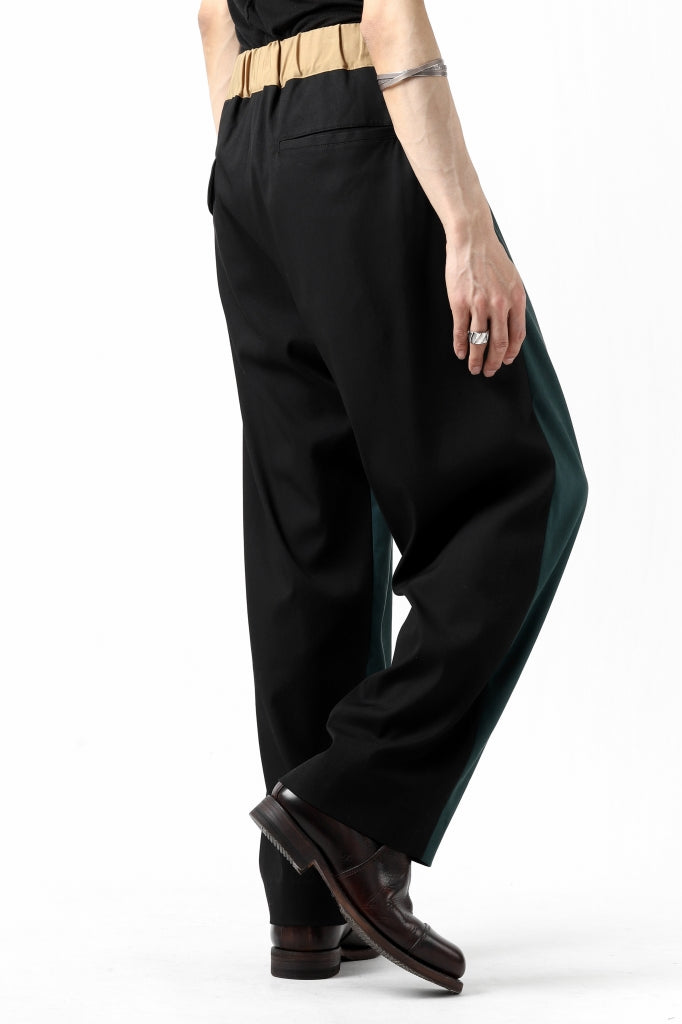 CULLNI TUCK STRAIGHT EASY TROUSERS / SOFT TWILL