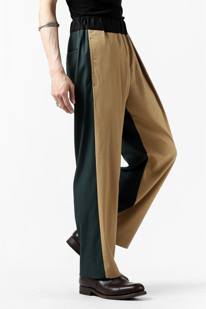 CULLNI TUCK STRAIGHT EASY TROUSERS / SOFT TWILL