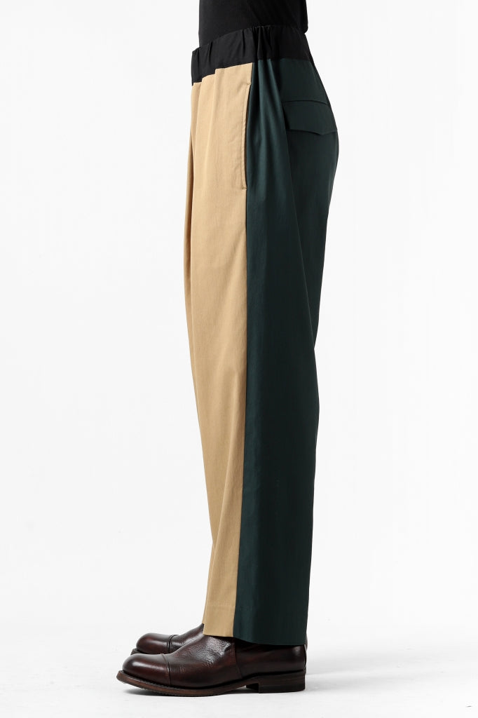 CULLNI TUCK STRAIGHT EASY TROUSERS / SOFT TWILL