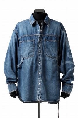 mastermind JAPAN WORK SHIRT / LIGHT OZ DENIM