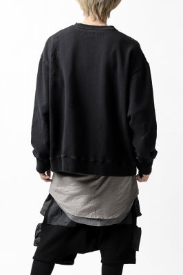 A.F ARTEFACT "Trunk-Show" DAMAGE LOOSEY SWEATER SHORT TOPS *EMBROIDERED