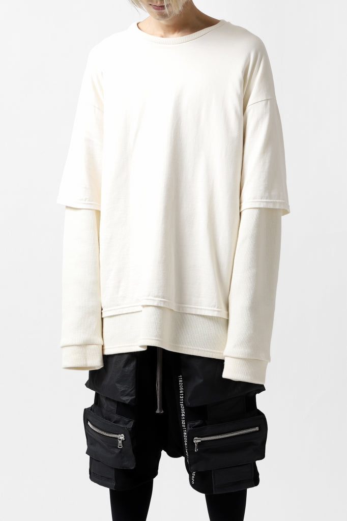 A.F ARTEFACT "Trunk-Show" LAYERED TOPS / COTTON KNIT + LIGHT JERSEY