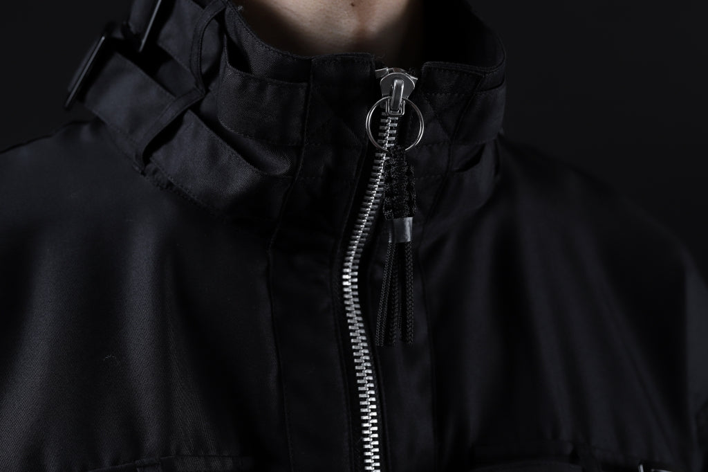 ALMOSTBLACK BONDAGE ZIP PILOT-JACKET