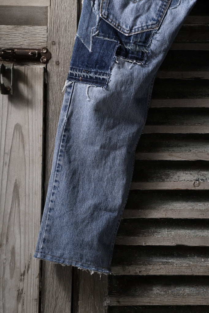 CHANGES VINTAGE REMAKE DENIM STRAIGHT PANTS / VINTAGE DENIM_B