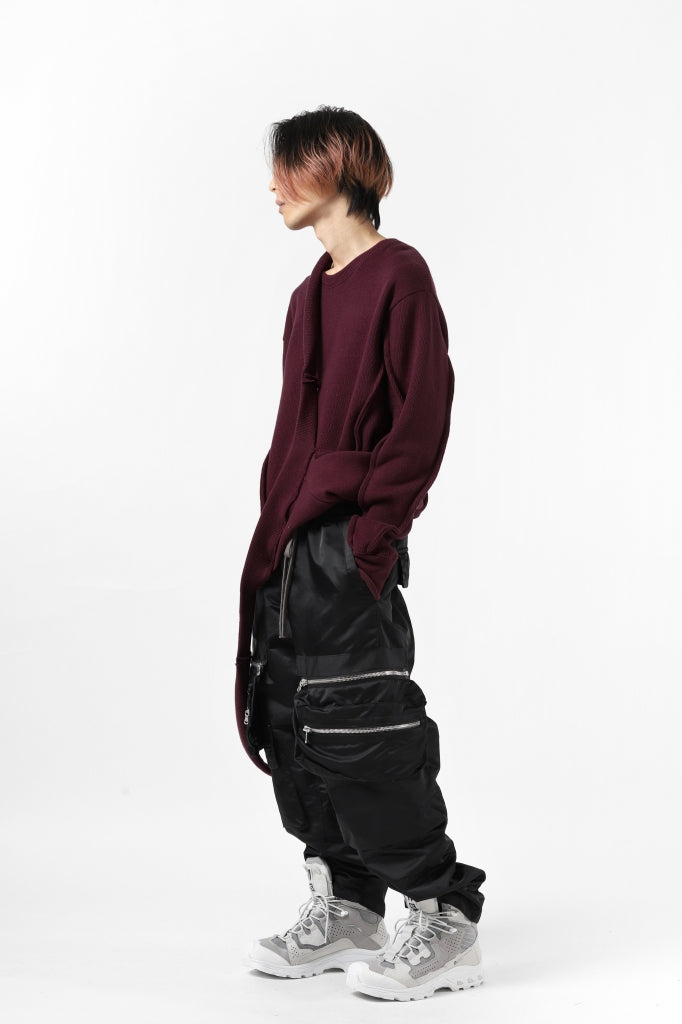 A.F ARTEFACT exclusive "möbius" IRREGULAR HEM KNIT PULLOVER