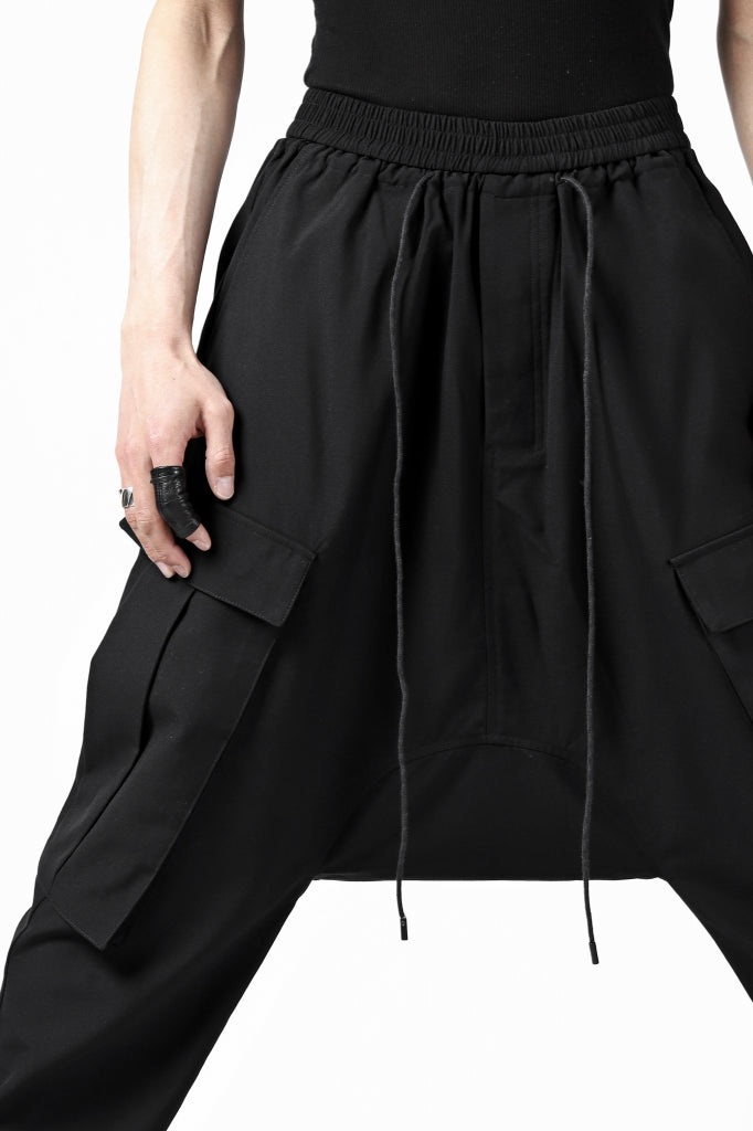 JOE CHIA LOWCROTCH CARGO TROUSERS