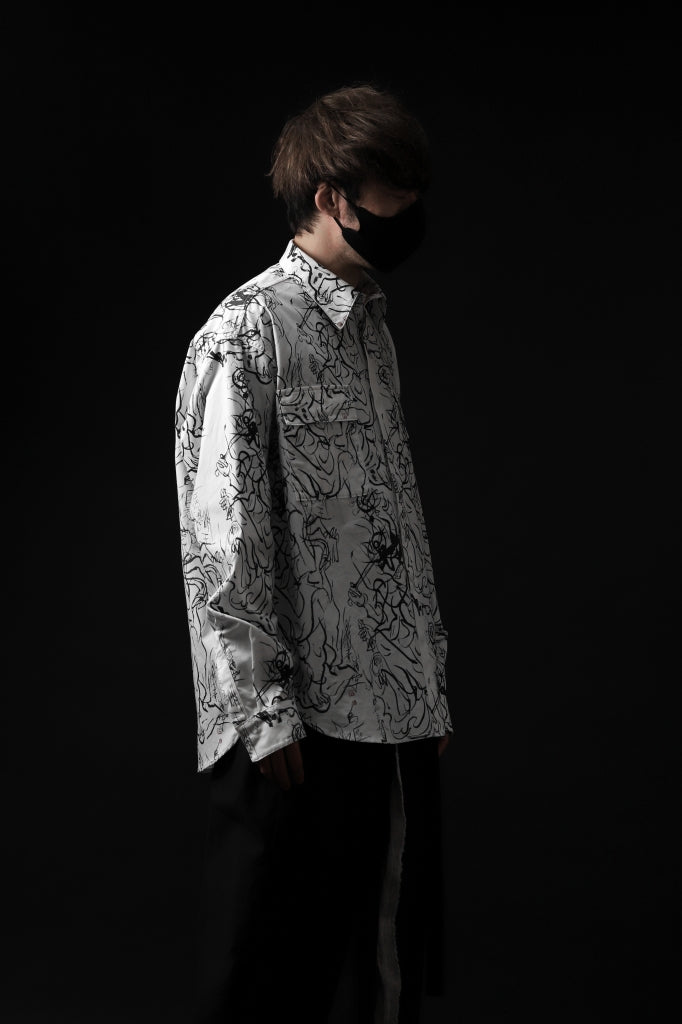 ALMOSTBLACK GRAPHIC PRINT SHIRT