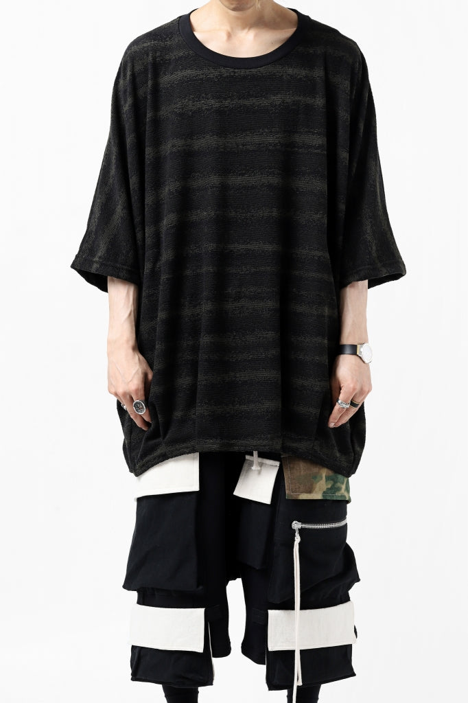 A.F ARTEFACT x LOOM exclusive "dolman" LOOSEY TOPS / 3D-PILE JQ BORDER