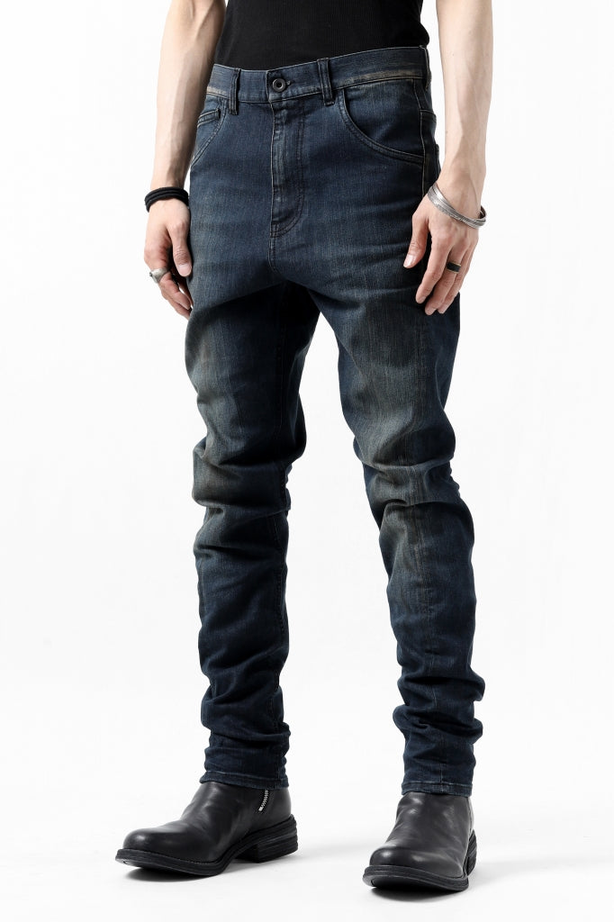 SAMU KATAYAMA BACKLASH L/C SLIM DENIM PANTS / EXTREME STRETCH DIRTY