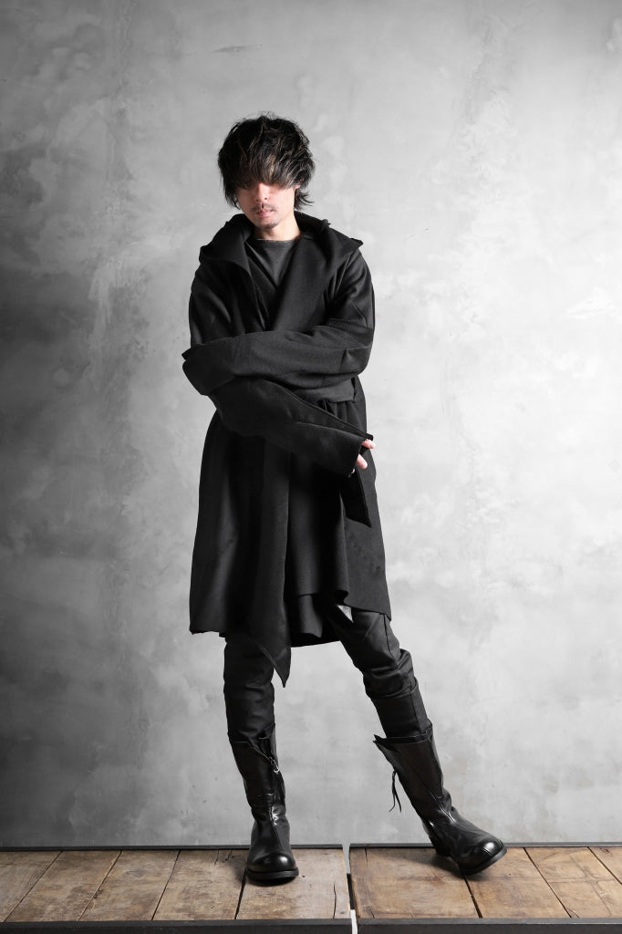 LEON EMANUEL BLANCK exclusive DISTORTION ROBE COAT / VIRGIN CASHMERE