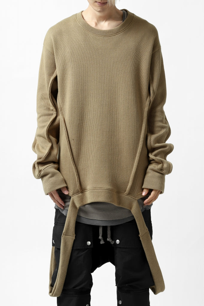 A.F ARTEFACT "Trunk-Show" möbius IRREGULAR HEM KNIT PULLOVER