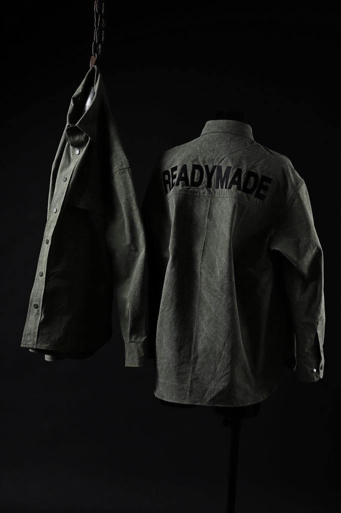 READYMADE | NEW ARRIVAL - "OVERSIZE SHIRT/US ARMY TENT-SHELL"