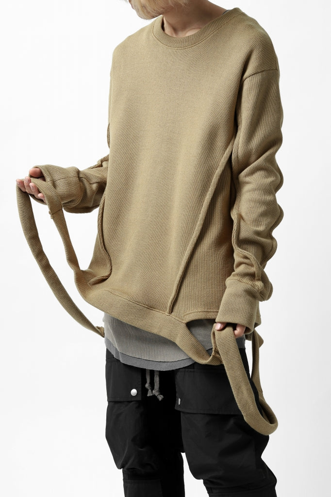 A.F ARTEFACT "Trunk-Show" möbius IRREGULAR HEM KNIT PULLOVER