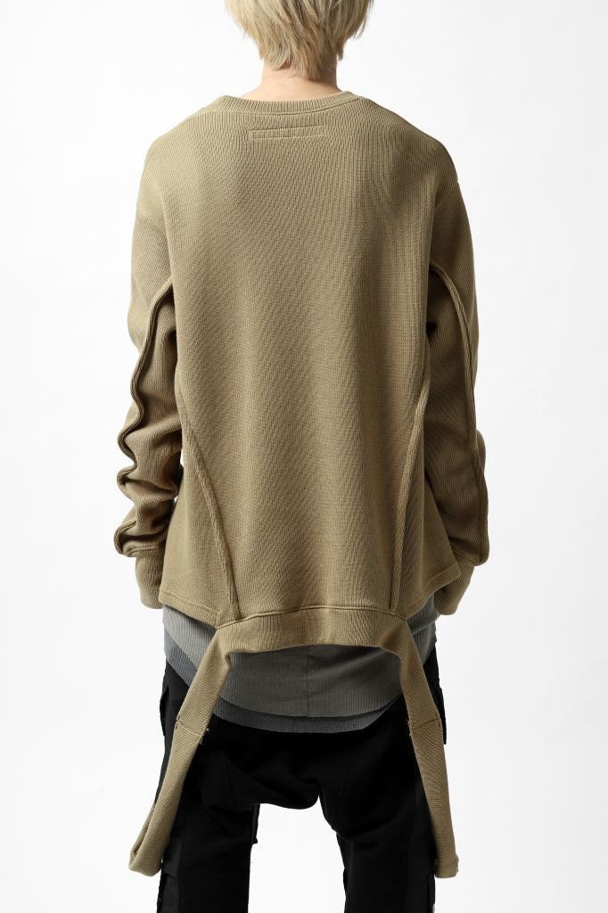 A.F ARTEFACT "Trunk-Show" möbius IRREGULAR HEM KNIT PULLOVER