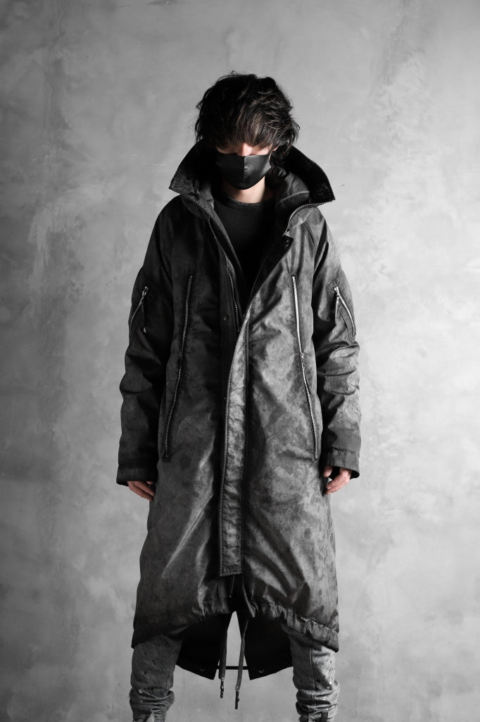 11 BY BORIS BIDJAN SABERI PADDED MODS COAT